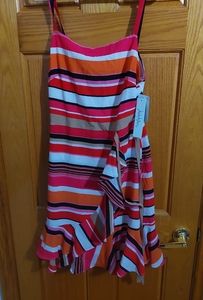 Nicole Miller sun dress size 10 color colorful